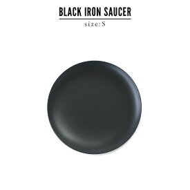 アイアンソーサー S 10cm 受け皿 黒 3号 塊根 多肉 シンプル おしゃれ インダストリアル コーデックス ソーサー caudex 鉄 ナノ