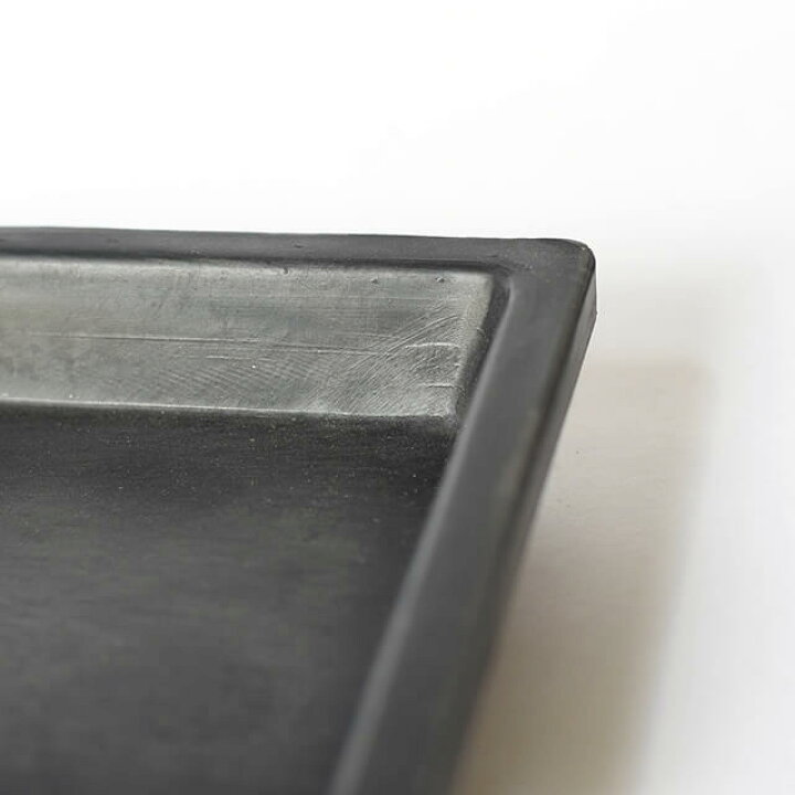 楽天市場】BLACK PLASTIC SAUCER【RECTANGLE 51】51cm ブラックポット 