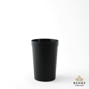 BANKS Collection ロングポット【Sサイズ】Φ9.7×H14cm 3.5号 植木鉢 長鉢 深鉢 黒 ブラック プラ鉢 プラスチック 直根性 コスパ バンクス コレクション おしゃれ かっこいい ユッカ アガベ ディオー
