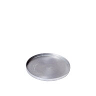 PLATE SAUCER【 13cm 】アルミソーサー 受け皿 鉢皿 さびにくい おしゃれ スタイリッシュ シルバー かっ…