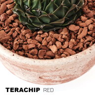 テラチップ【 RED 】600ml 赤焼 化粧石 化粧砂 多孔質 用土 水はけ 通気性 排水性 根腐れ防止 盆栽 ハイ…