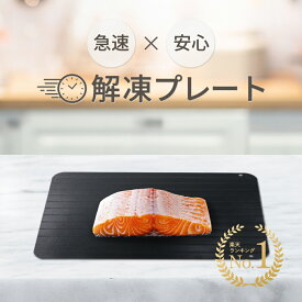 ＼楽天28冠！ ／解凍プレート 食品安全検測済 家事ヤロウ 正規品 急速解凍 解凍板 お弁当 粗熱 プレート まな板 解凍ツール 正規品 肉 自然解凍プレート 冷凍食品 業務用 家庭用 急速 食品解凍 刺身 省エネ 電気不要 解凍皿 アルミ