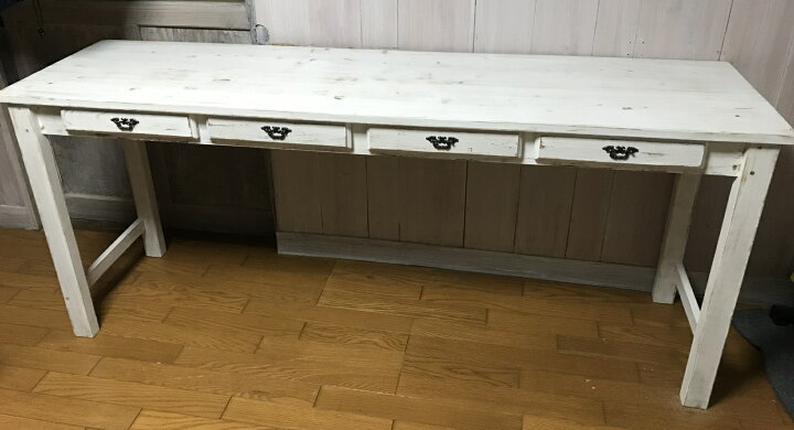 楽天市場】【受注制作】☆長机；事務机；学習机【1700】引出4杯 