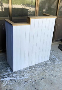 ■店舗什器に人気の段差カウンターのシリーズ☆ホワイト☆カウンターテーブル【900】★店舗☆【受注制作】レジカウンターオシャレ おしゃれ 荷物置き レジ台 ハイカウンター テーブル 受