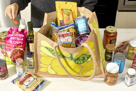 TRADER JOE'S トレーダージョーズ　シトラスジュートバッグ