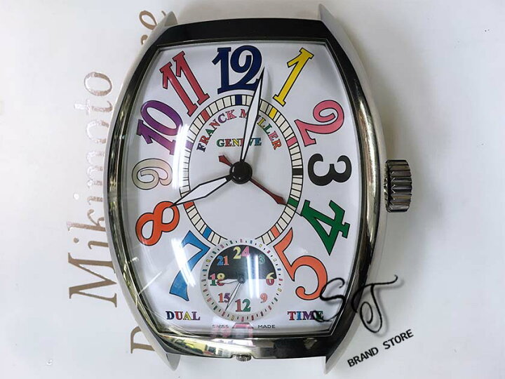 楽天市場】□フランクミュラー□FRANCK MULLERデュアル‐タイム 置時計  