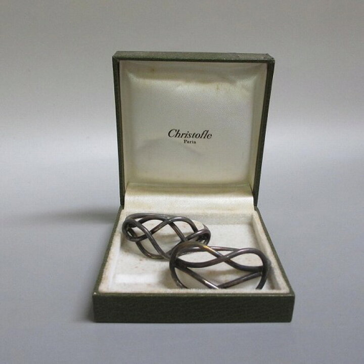 楽天市場】☆フランス銀器 クリストフル/Christofle ナプキンリング 2  