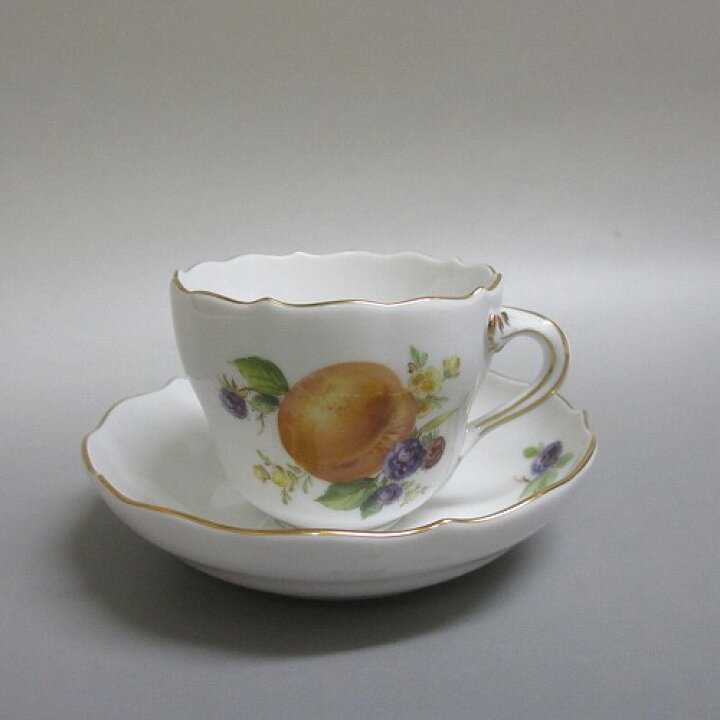 楽天市場】☆マイセン/Meissen フルーツと花 デミタスカップ＆ソーサー  