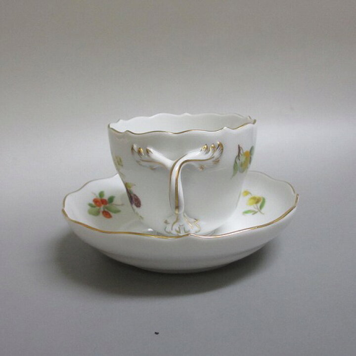 楽天市場】☆マイセン/Meissen フルーツと花 デミタスカップ＆ソーサー 