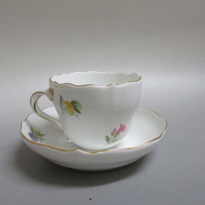 楽天市場】☆マイセン/Meissen フルーツと花 デミタスカップ＆ソーサー 