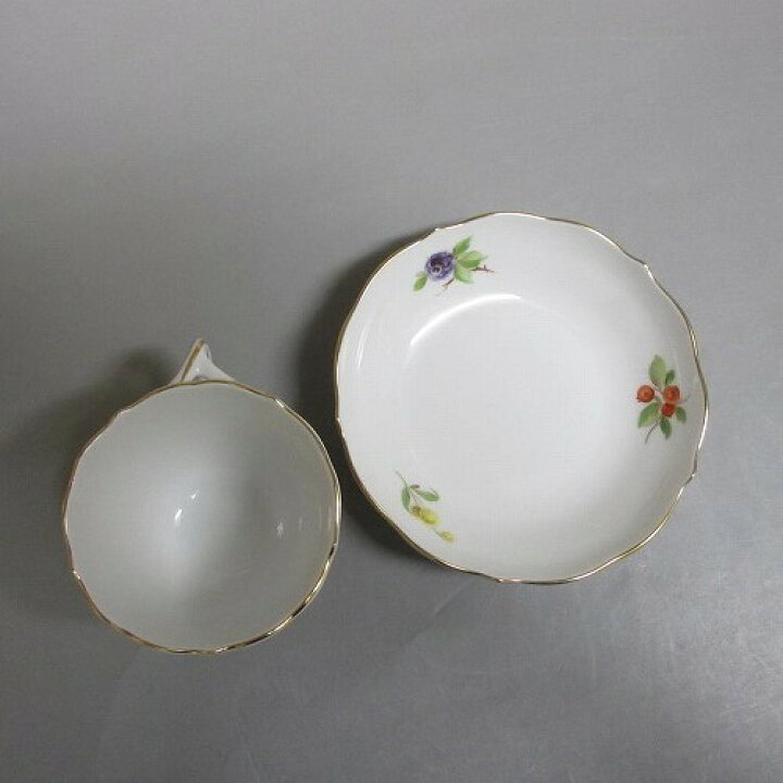楽天市場】☆マイセン/Meissen フルーツと花 デミタスカップ＆ソーサー 