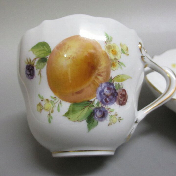 楽天市場】☆マイセン/Meissen フルーツと花 デミタスカップ＆ソーサー 