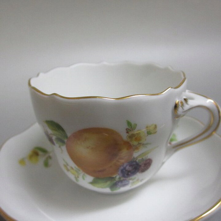 楽天市場】☆マイセン/Meissen フルーツと花 デミタスカップ＆ソーサー 