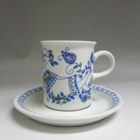 ★北欧 Figgjo/フィッギオ Lotte カップ＆ソーサー ノルウェー ビンテージ　新入荷【中古】