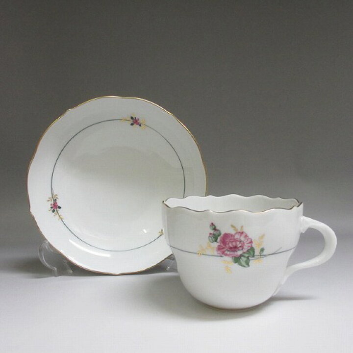 楽天市場】☆マイセン/Meissen ピンクローズ フラワー カップ  