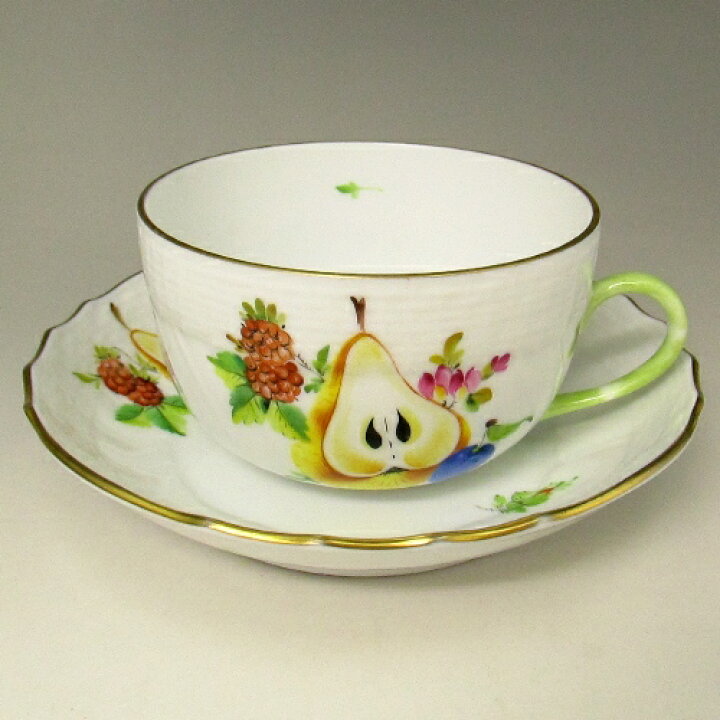 美品 Herend ヘレンド フルーツコンポジション CFR 1707 カップ  