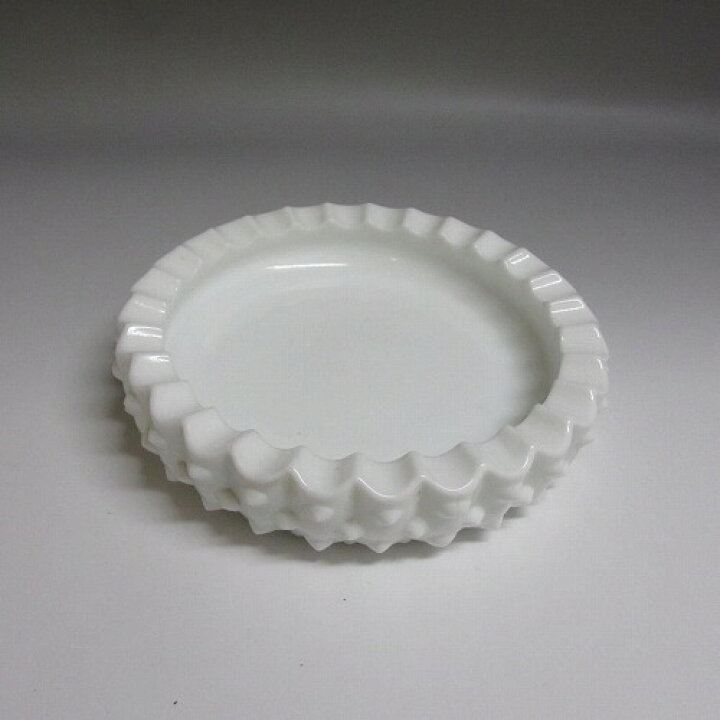 楽天市場】☆FENTON フェントン ホブネイル ミルクガラス 灰皿 