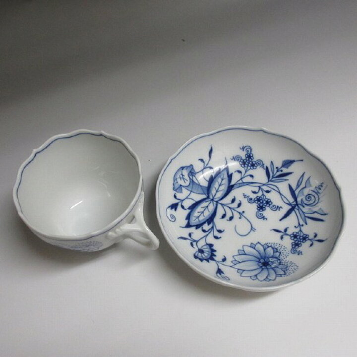 楽天市場】☆マイセン/Meissen ブルーオニオン カップ&ソーサー ティー  