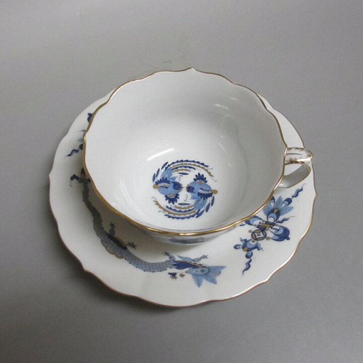 楽天市場】☆マイセン/Meissen リッチ ドラゴン/鳳凰/吉祥文 ブルー 