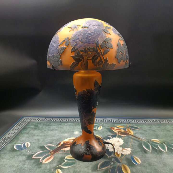 楽天市場】ガレランプ アールヌーボーランプ 卓上 照明 エミール ガレ 