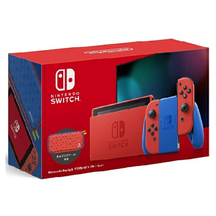 楽天市場】【外箱傷あり】Nintendo Switch マリオレッド×ブルー セット  