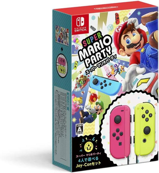 楽天市場】スーパー マリオパーティ 4人で遊べる Joy-Conセット 