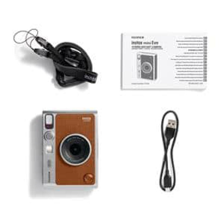 楽天市場】instax mini Evo チェキ USB Type-C対応 [ブラウン] : 沙羅 
