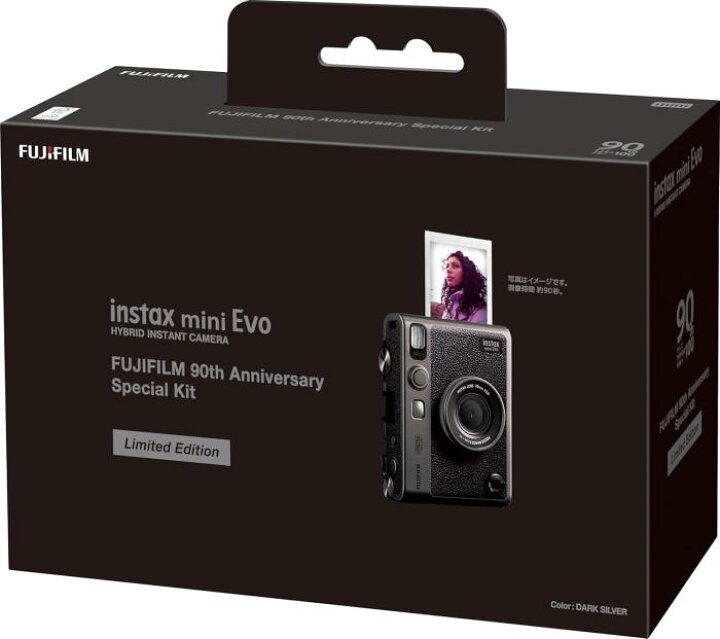 楽天市場】instax mini Evo チェキ FUJIFILM 90th Anniversary Special 