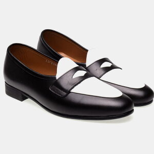 U[[t@[ Y[t@[ {v Penny Loafers Black & White I[_[V[Y C