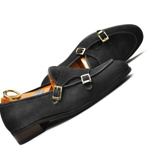 スエードレザーローファー 本革ローファー ブローファー カジュアルサンダル メンズ 本革 オーダーシューズ 靴