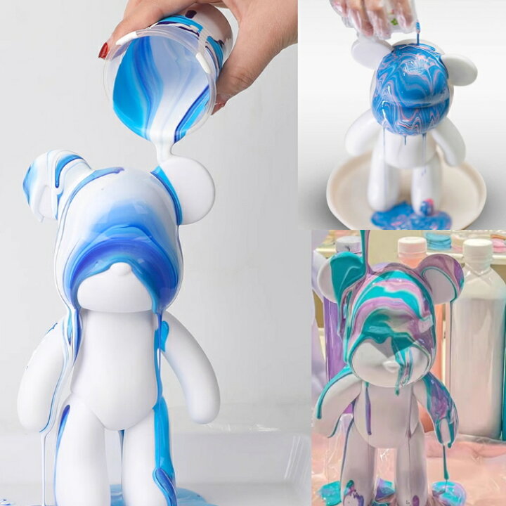 楽天市場】ベアアート DIYキット【ベア23cm＋絵の具*3本SET】工作 