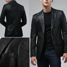 楽天市場 テーラードジャケット レザー メンズファッション の通販