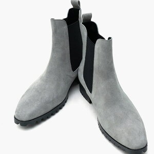 スエードレザーブーツ サイドゴアブーツ ハンドメイドブーツ メンズブーツ ブーツ レザー 本革 レザーブーツ カジュアル カジュアルブーツ