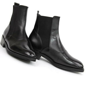 サイドゴアブーツ レザーブーツ 本革ブーツ メンズブーツ 本革 オーダーシューズ 靴