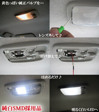 ミライースLEDルームランプ