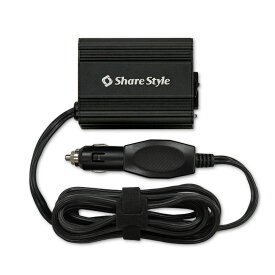 汎用 12V車 専用 インバーター シガーソケット 入力 ロングコード2.5m AC コンセント USB 定格 150W 最大出力 300W 疑似正弦波 50Hz 60Hz 東 西 日本 アウトドア カーチャージャー アクセサリーソケット 家電 充電 電気 停電 災害 防災