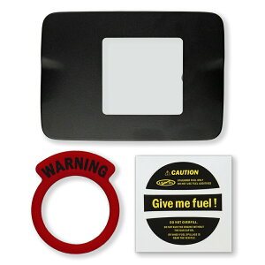 スペーシア スペーシアカスタム スペーシアギア MK94S MK54S フューエル リッド カバー ステッカー 2色リングセット ガラスリッド フューエルカバー 給油口 ガソリンカバー タンクカバー シー