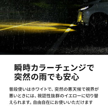 超高輝度プレミアム2色フォグランプ