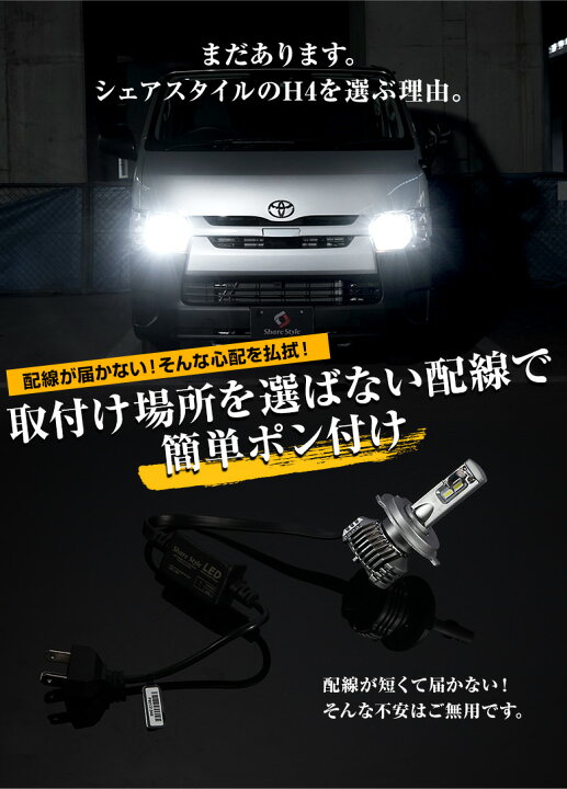 楽天市場】[最大P34倍] フリード GB3・4 H4 LED ヘッドライト Z Glanz 