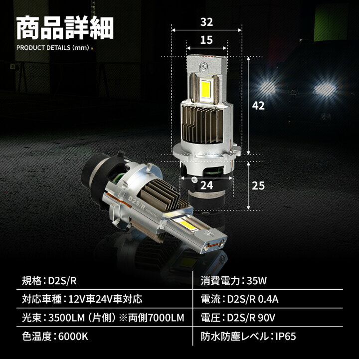 楽天市場】[最大P34.5倍] N BOX 後期 JF1 JF2 HID仕様車 D2R 純正HID 
