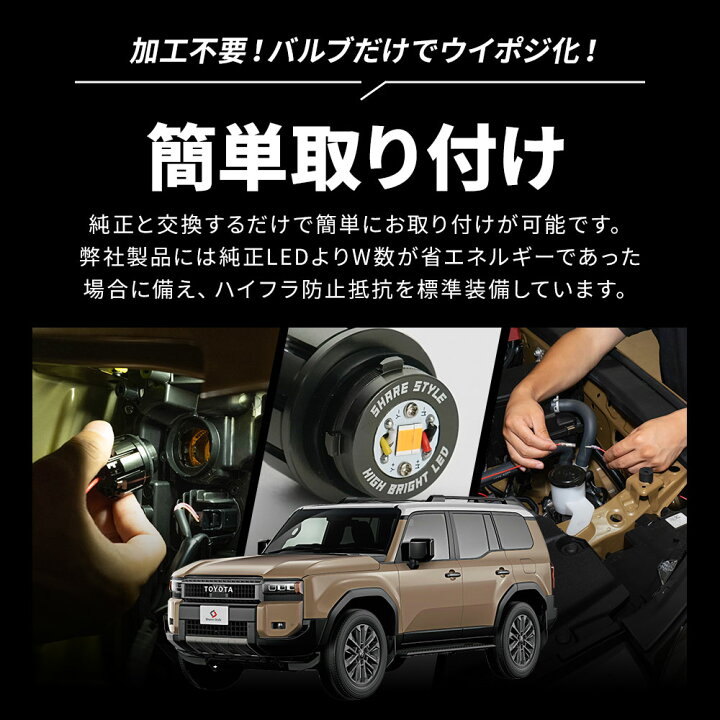 楽天市場】[最大P31倍] ランドクルーザー 250 ウィンカーポジション 