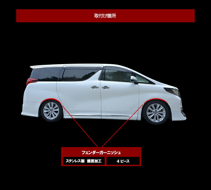 楽天市場】[最大P34.5倍] アルファード ヴェルファイア 30系 前期 後期 