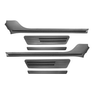 【ブラックのみ予約 11月中旬入荷予定】 ノア ヴォクシー 90系 スカッフプレート 6p サイドステップ キズ防止 パーツ アクセサリー カスタムパーツ ドレスアップ ステンレス製 削り出し トヨ