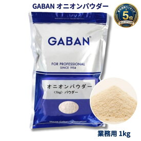 GABAN オニオンパウダー 1kg 1袋 送料無料 ギャバン 業務用 大容量 乾燥玉ねぎ粉末 スパイス 調味料 隠し味 [ 1000g ギャバンオニオンパウダー ]