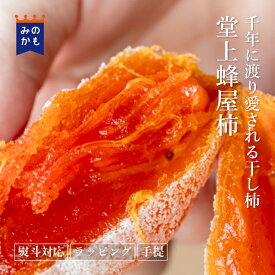 【シーズン到来！】堂上蜂屋柿 干し柿 干柿 ほし柿 個包装 高糖度柿 蜂屋柿 ギフト 岐阜県 美濃加茂市 贈答用 特別なプレゼント 送料無料（送料込） 39ショップ ご褒美 3個入り・6個入り 春ギフト ホワイトデー
