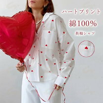 楽天市場】ハート 白シャツ（シャツ・ブラウス｜トップス 