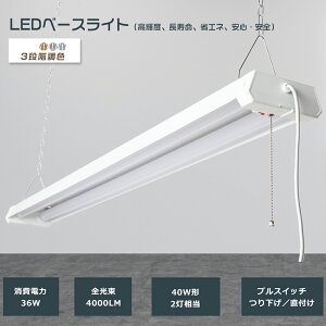 LEDx[XCg 40W2 2 ̌^ LEDu  d36W 1219mm S4000lm LEDx[XCg vXCb` t^ ݂艺 VƖ 3iKFt F h mC