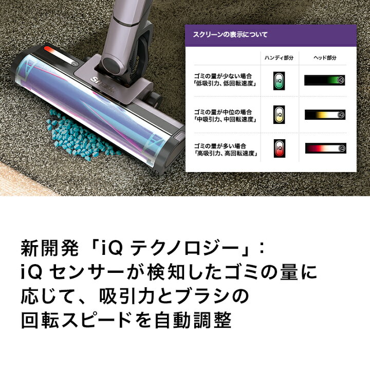 楽天市場】【Shark 公式】Shark シャーク EVOPOWER SYSTEM iQ+ 