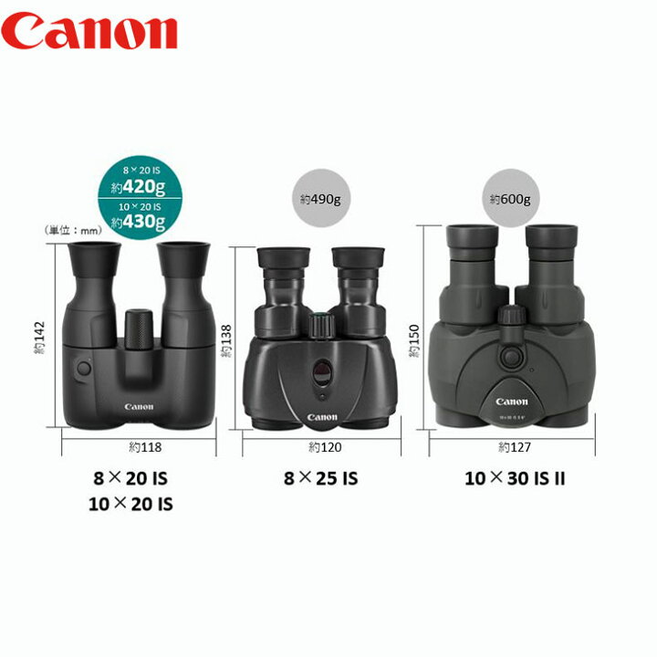 楽天市場】キヤノン BINO8X20IS 手ブレ補正機能付き双眼鏡 8×20 IS 