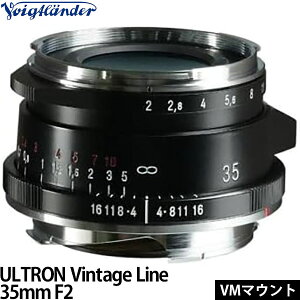 �R�V�i �t�H�N�g�����_�[ ULTRON Vintage Line 35mm F2 Aspherical TypeII VM�}�E���g�p �u���b�N�y�C���g �y���������z